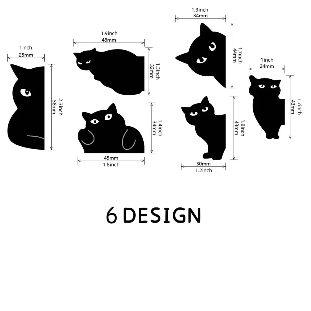 silhouettes-chats-noires